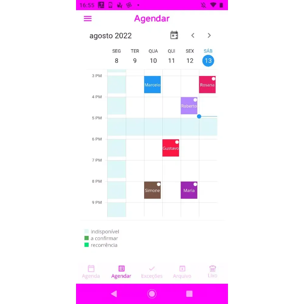 Tangkapan layar Patient Control App