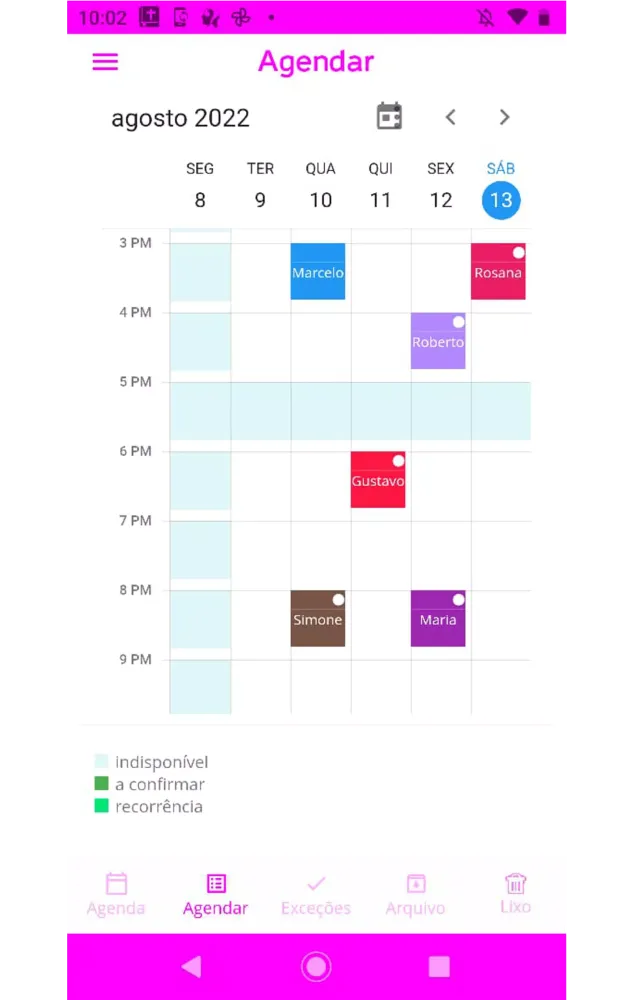 Tangkapan layar Patient Control App