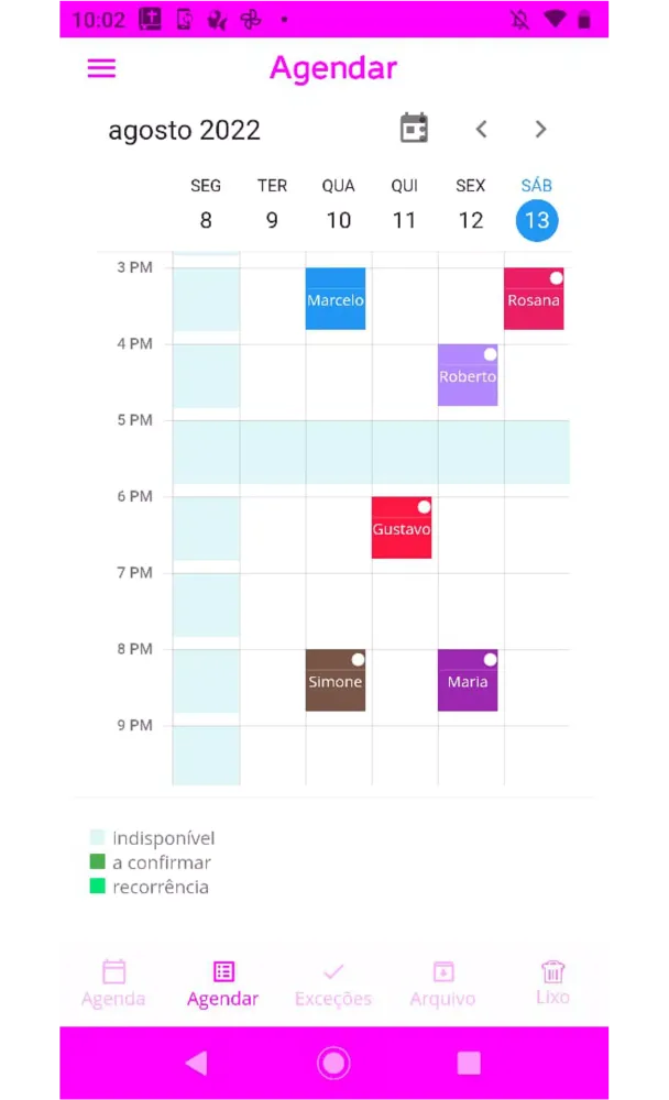 Tangkapan layar Patient Control App