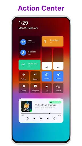 Tangkapan layar Launcher for iOS 17 Style