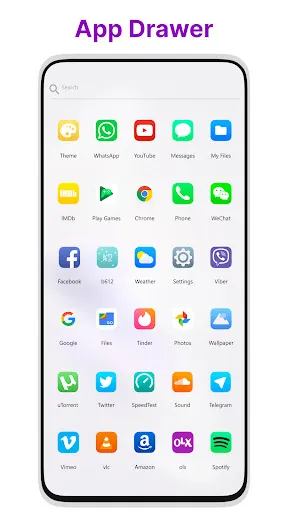 Tangkapan layar Launcher for iOS 17 Style