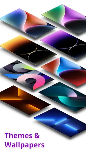 Tangkapan layar Launcher for iOS 17 Style