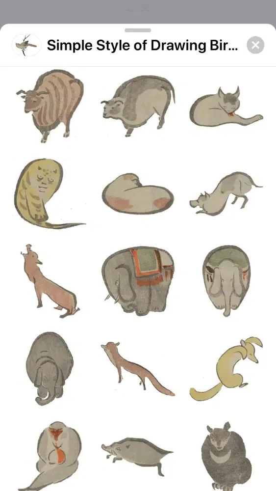 Birds and Animals Stickers应用截图