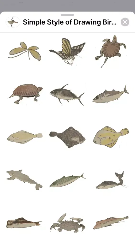 Birds and Animals Stickers应用截图