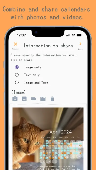 Screenshot di OgenkoCat - Poop Calendar