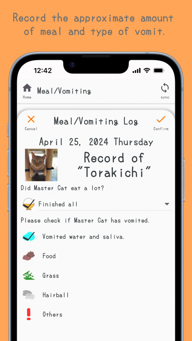 Tangkapan layar OgenkoCat - Poop Calendar