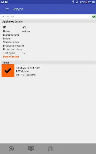Sonel PAT Analysis Mobile スクリーンショット