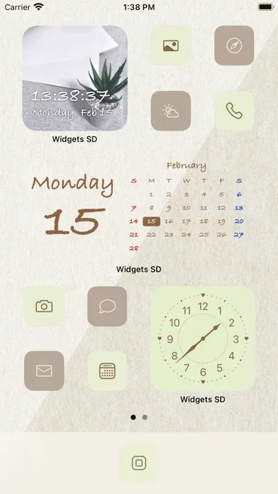 Widgets SD - Photo & Calendar سکرین شاٹس