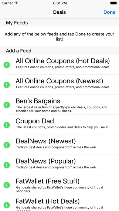 Deals - Find the Latest Deals and Coupons!應用截圖