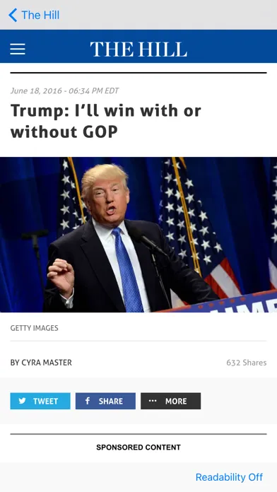 Trump News - The Unofficial News Reader for Donald Trump Screenshots