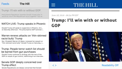 Trump News - The Unofficial News Reader for Donald Trump Screenshots