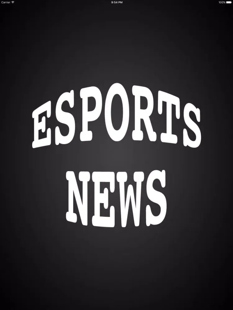 Capturas de tela do Esports News iPad 