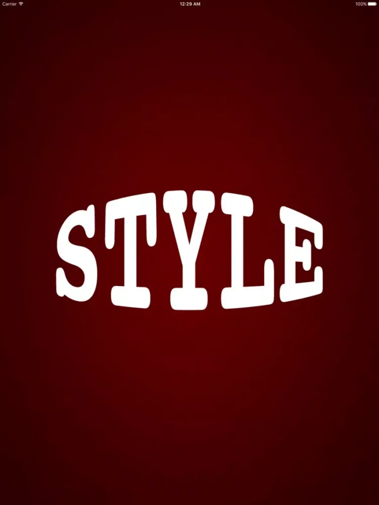 Captures d'écran de Style News iPad 
