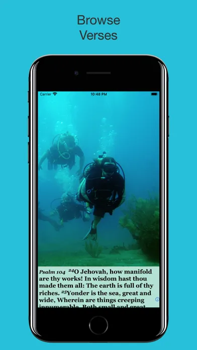 ภาพหน้าจอของ Navy Psalm Daily Quotes ASV