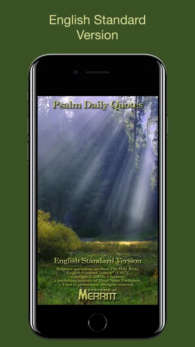 Capturas de pantalla de Psalm Daily Quotes ESV
