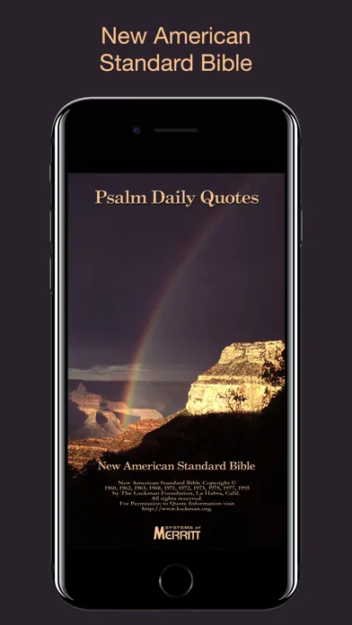 Tangkapan skrin Psalm Daily Quotes NASB
