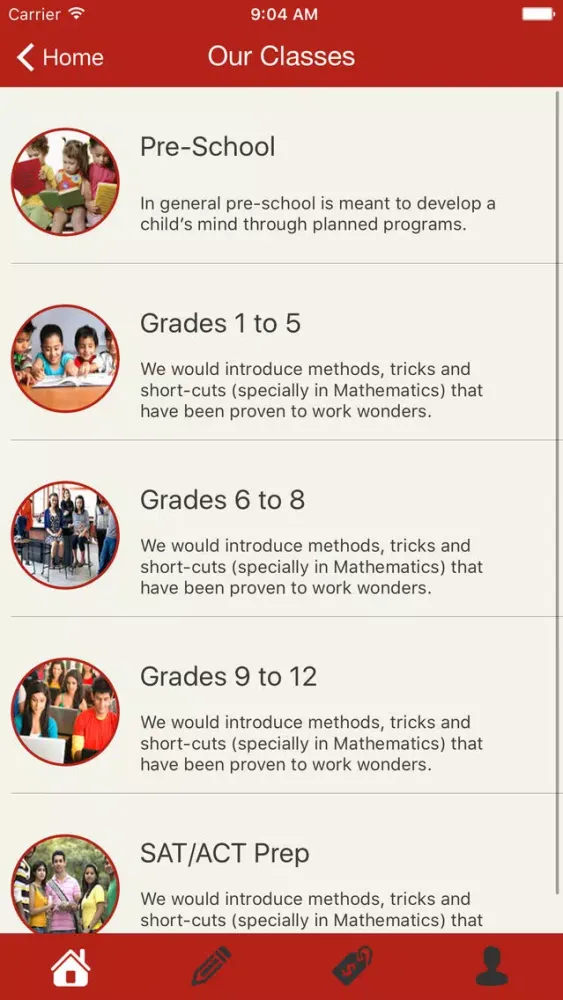 ภาพหน้าจอของ Grades Unlimited