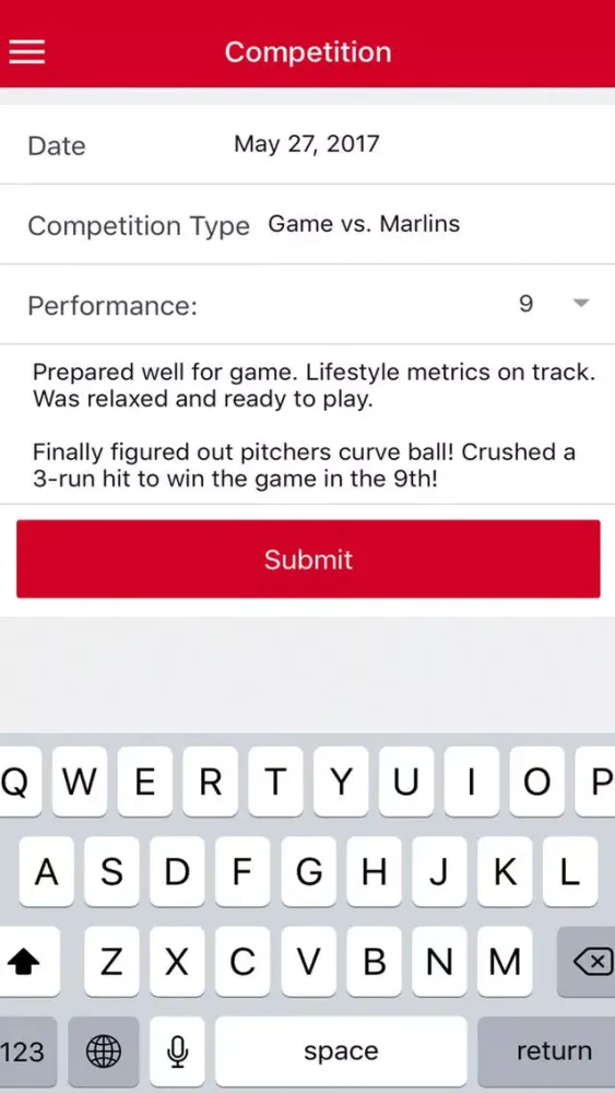 Captures d'écran de The Athlete Matrix
