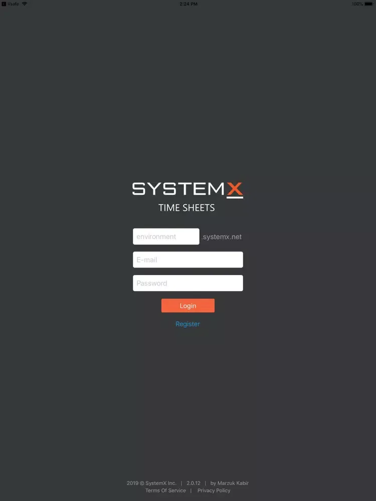 Скриншоты SystemX TimeSheets iPad 