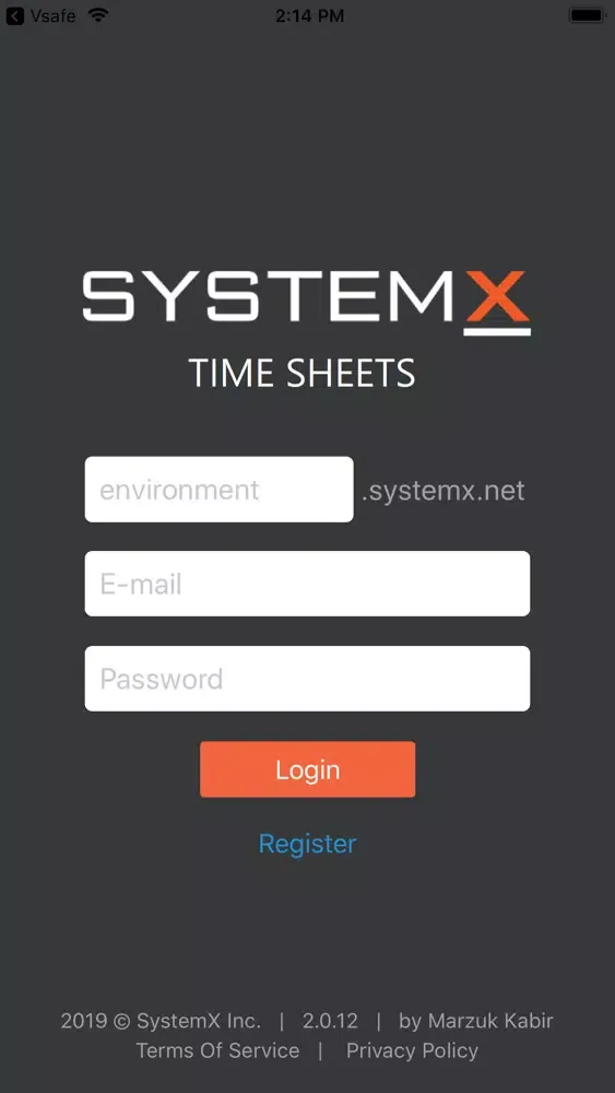 Скриншоты SystemX TimeSheets