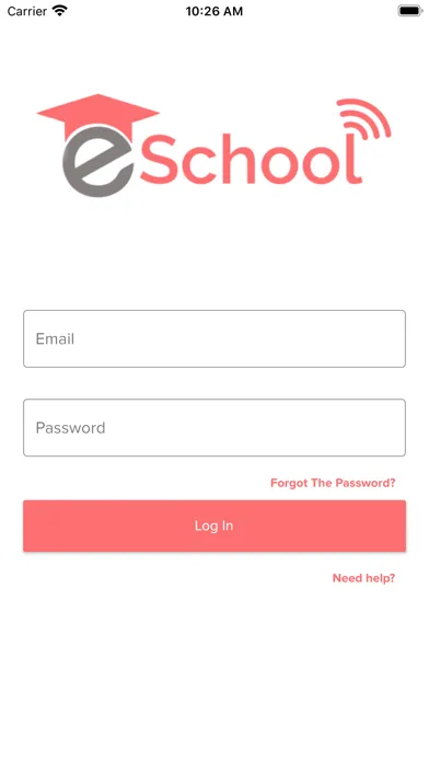 Captures d'écran de e-SchoolApp