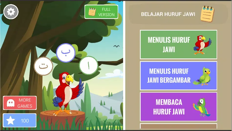 Belajar Menulis Jawi, Huruf Al स्क्रीनशॉट