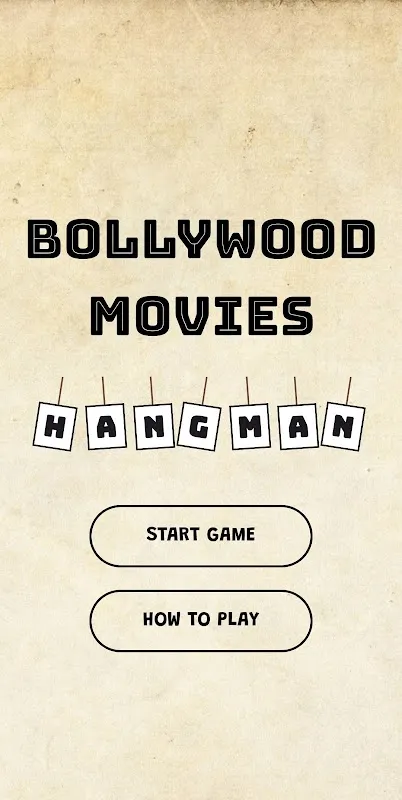 Bollywood Movies Hangman Screenshots