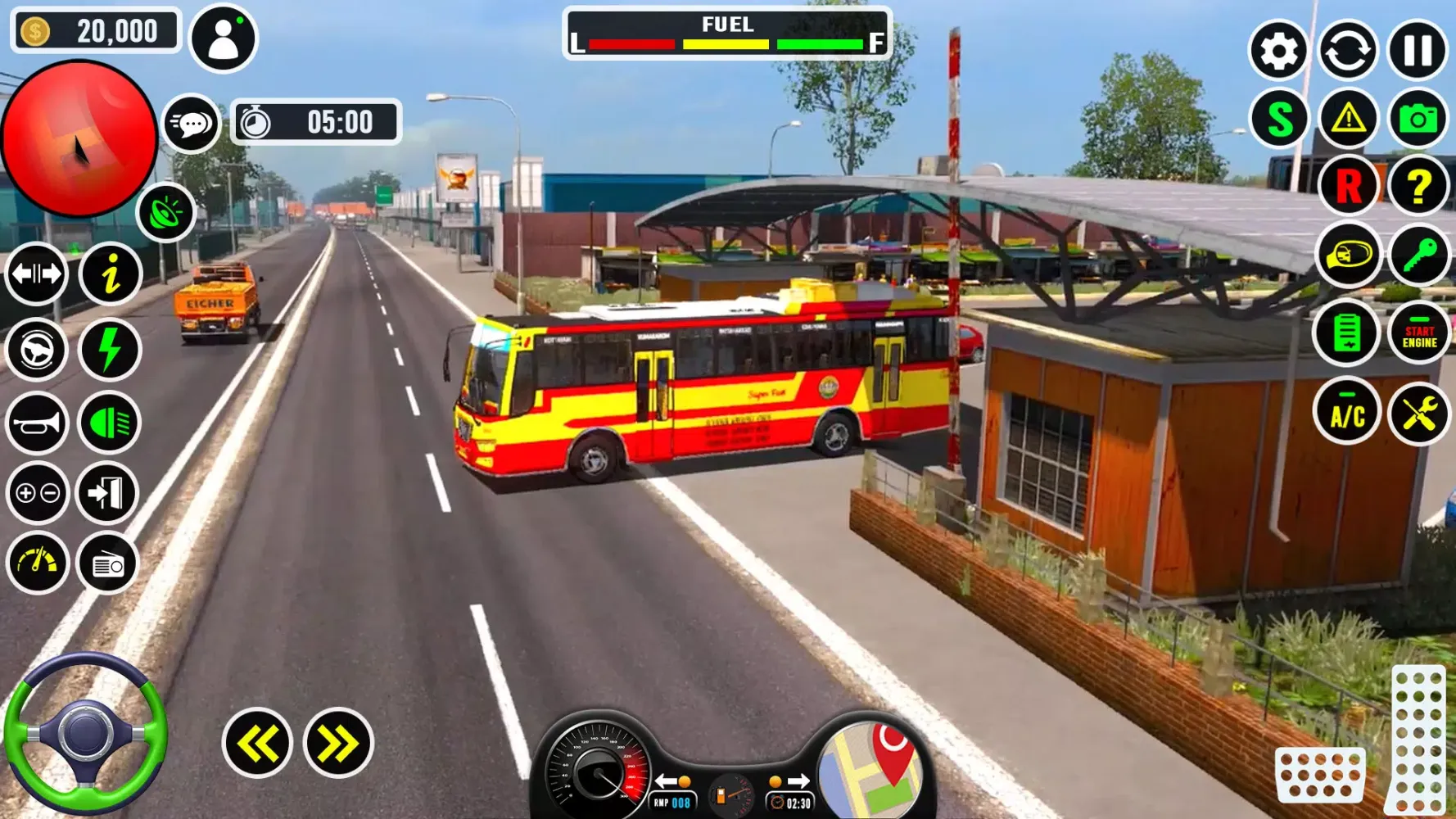 Coach Bus Simulator Coach Game سکرین شاٹس