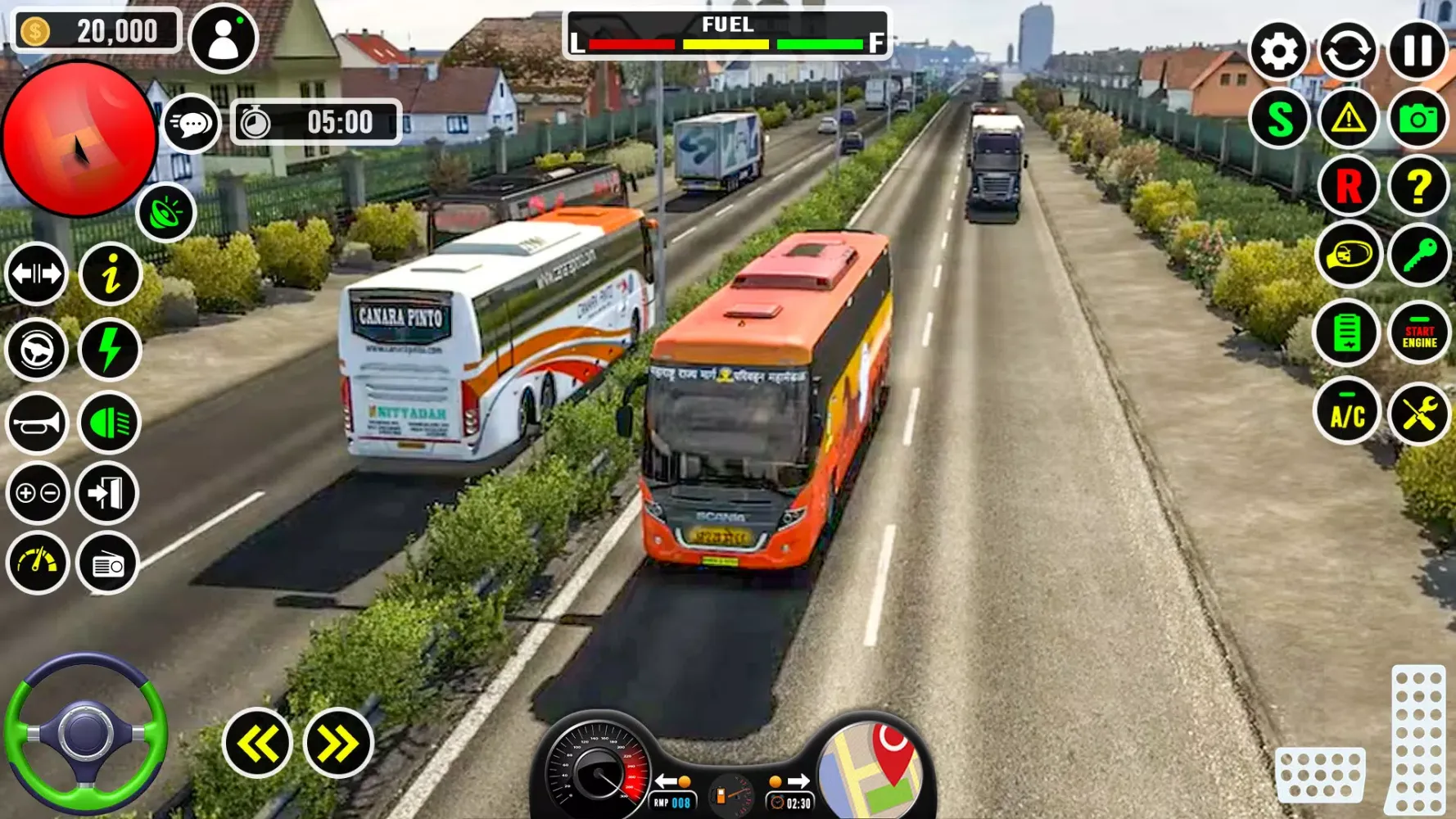 Coach Bus Simulator Coach Game سکرین شاٹس