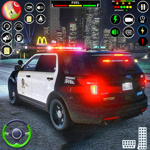 Police Cop Chase Car Games Sim