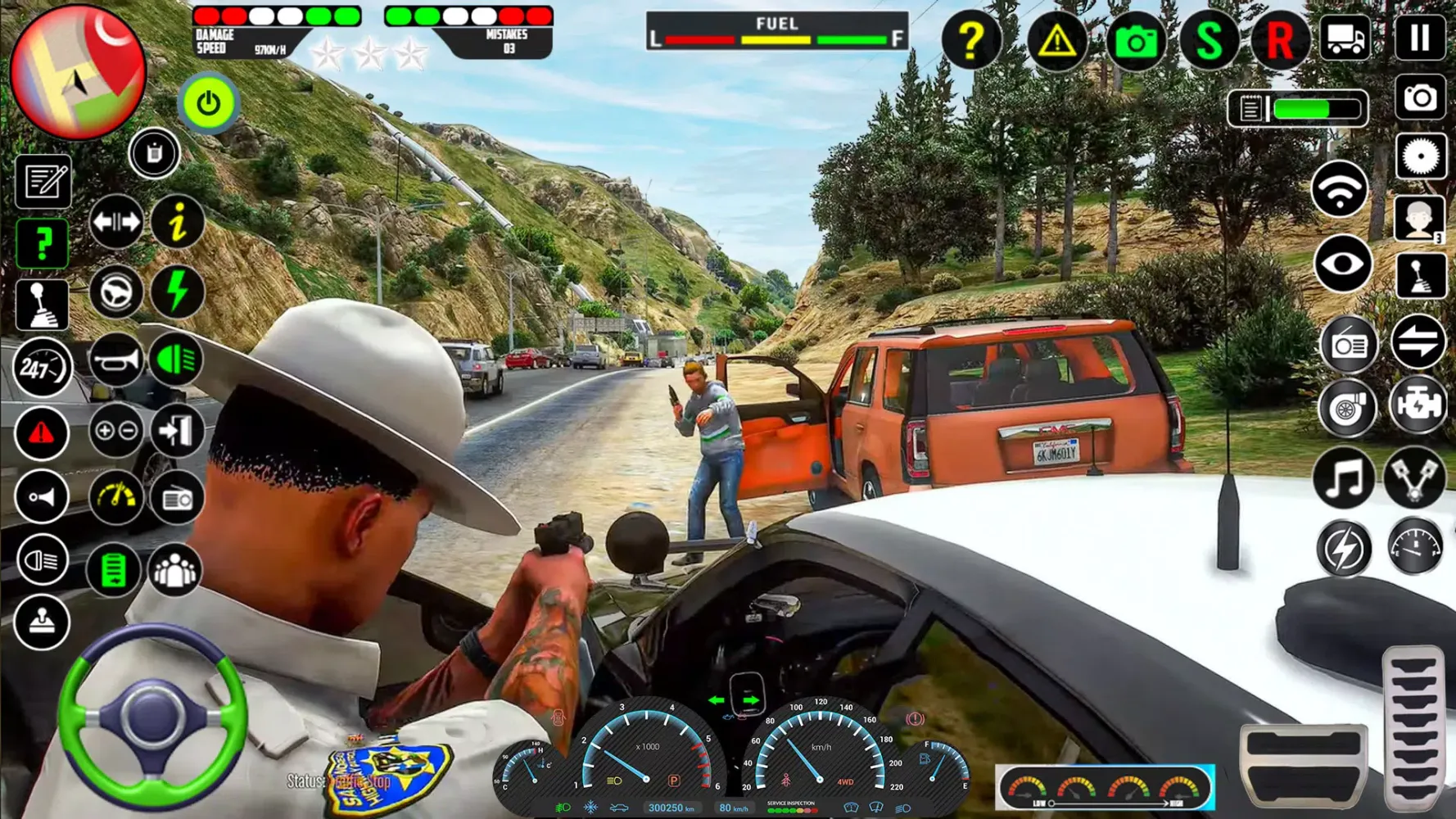 Police Cop Chase Car Games Sim应用截图