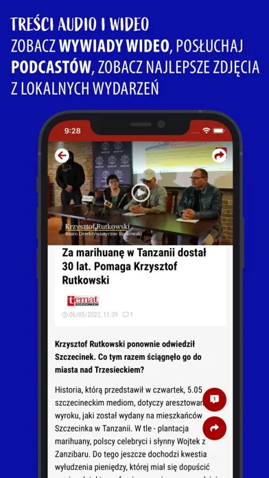 Capturas de tela do Temat Szczecinek
