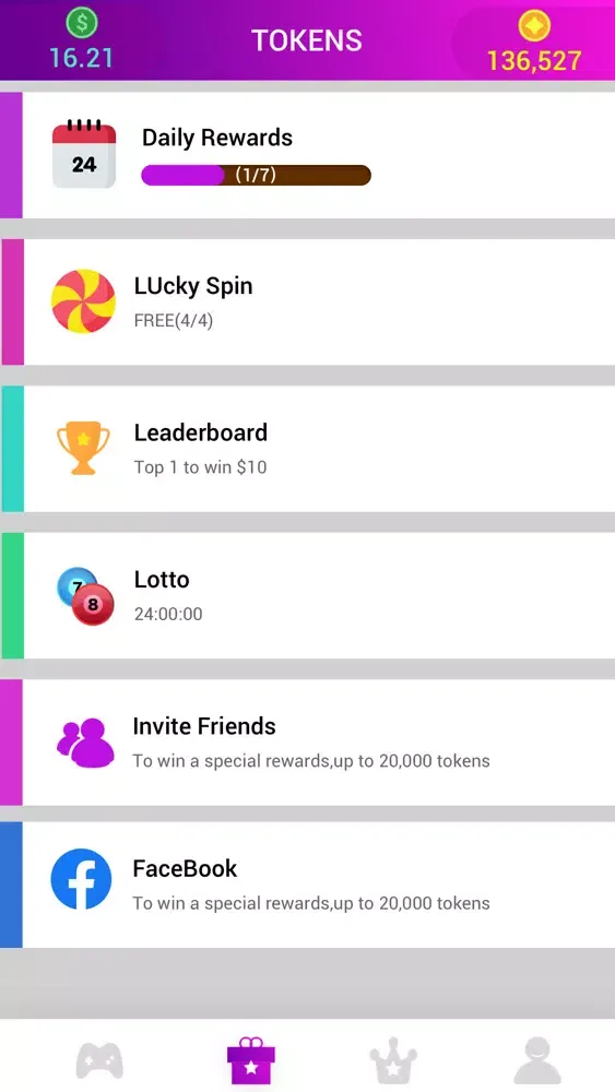 Tangkapan layar LuckyTime 2020