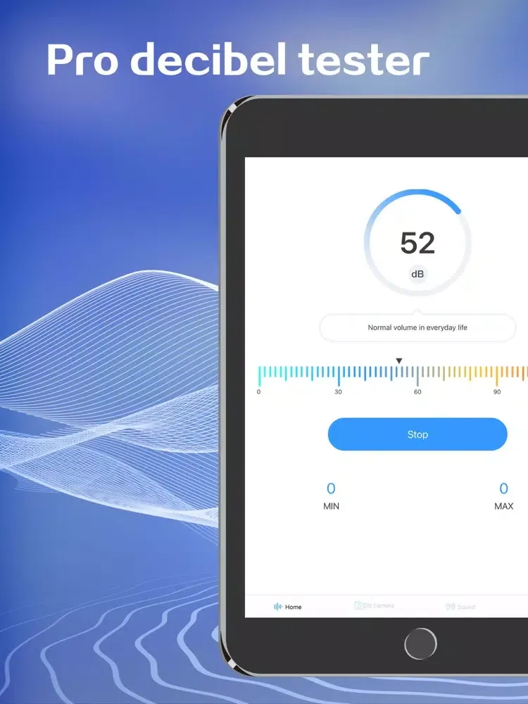 Скриншоты Decibel-Sound dB tester Meter iPad 