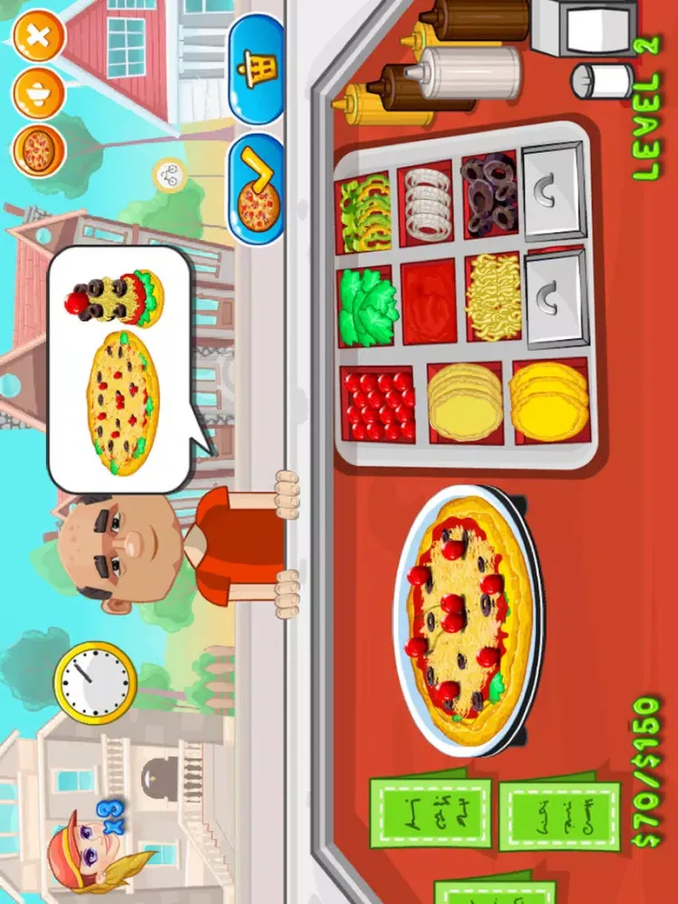 Pizza Maker Shop. iPad  스크린샷