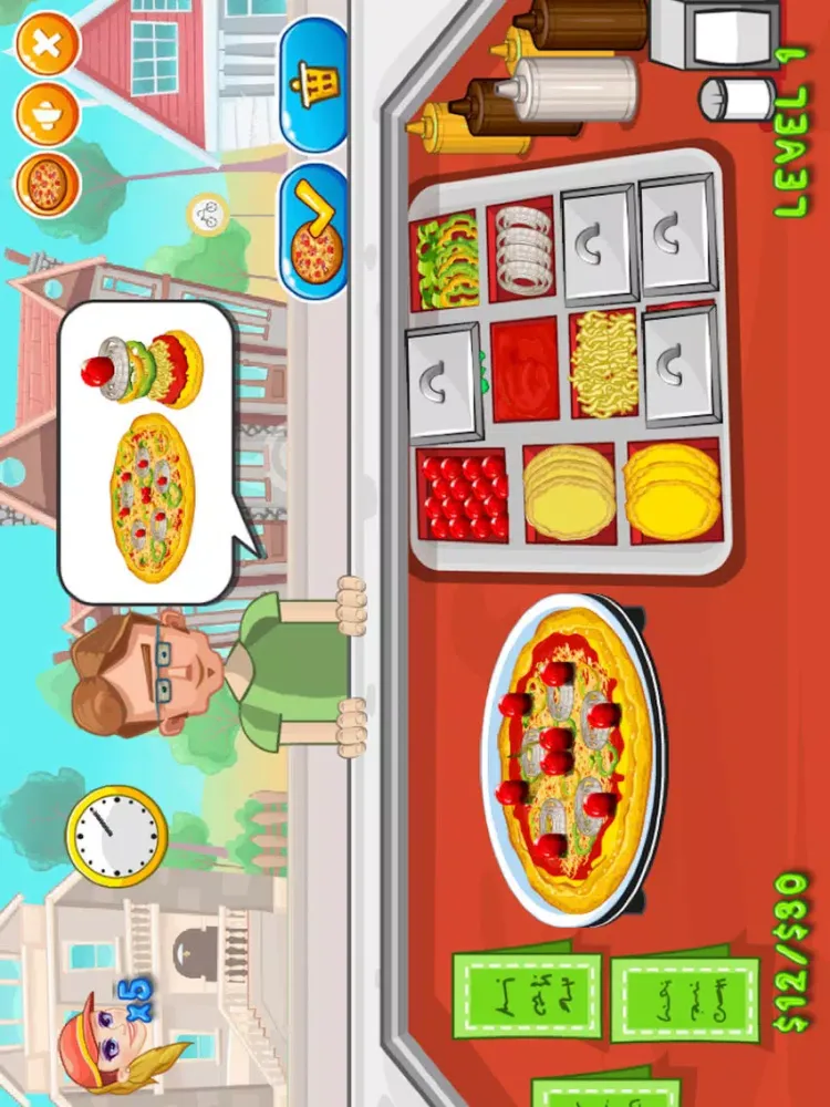Pizza Maker Shop. iPad  스크린샷