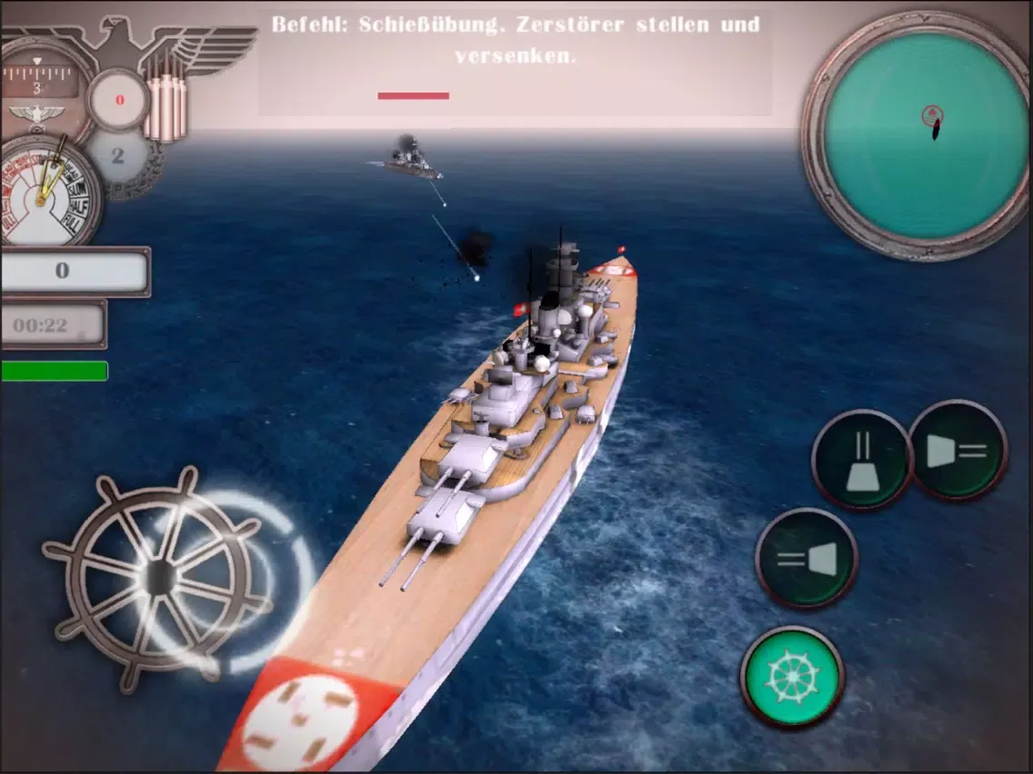 ภาพหน้าจอของ Battle Killer Bismarck iPad 
