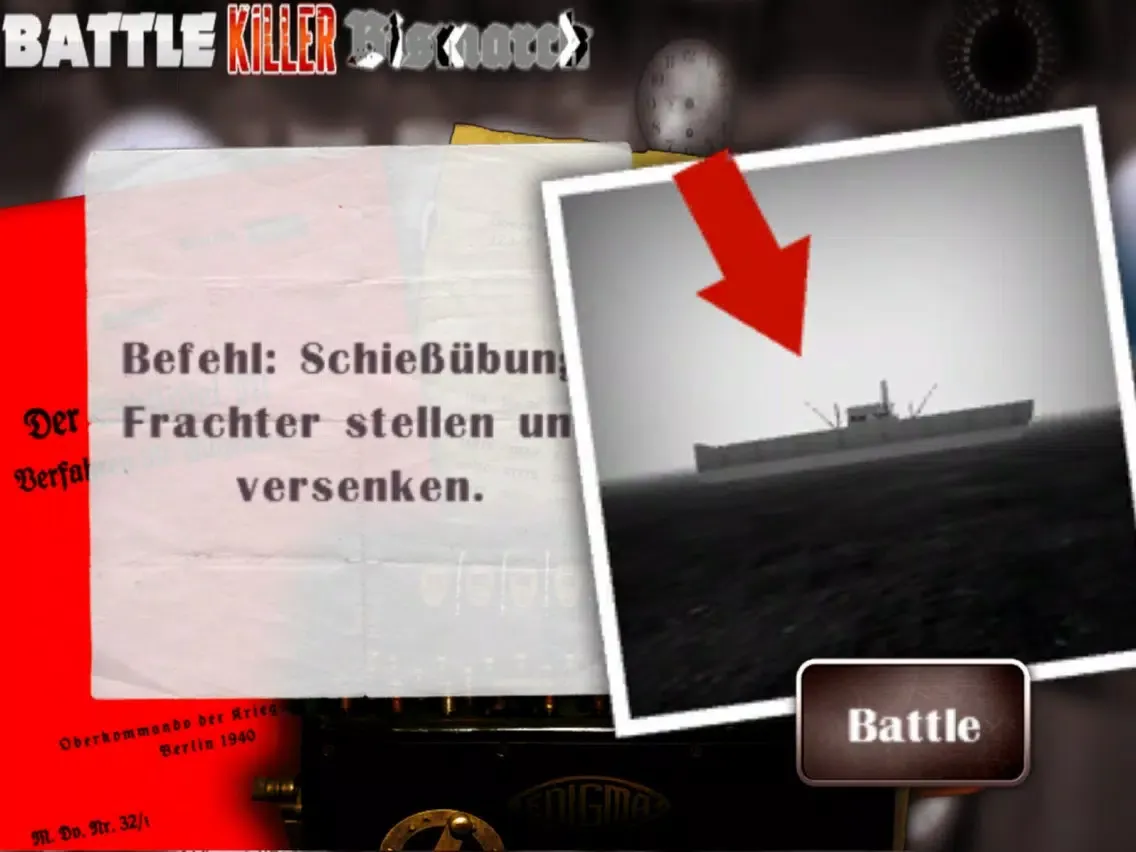 ภาพหน้าจอของ Battle Killer Bismarck iPad 