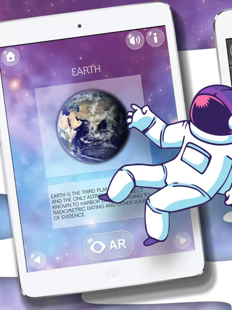 Tangkapan layar Space Puzzle AR Adventure iPad 