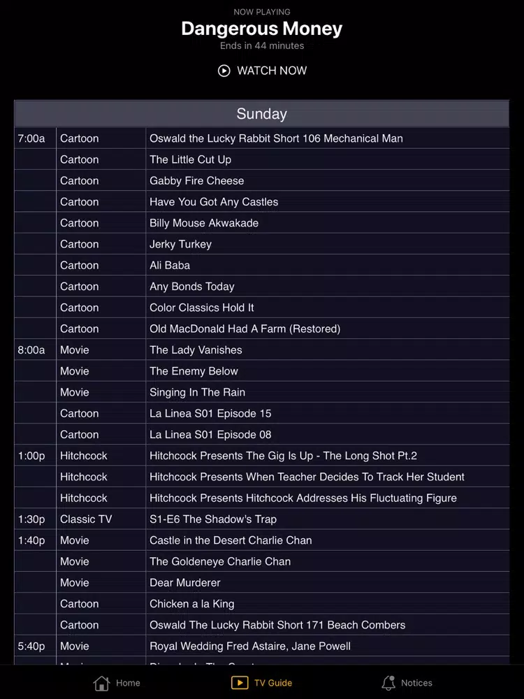Clearvoice TV iPad  Screenshots