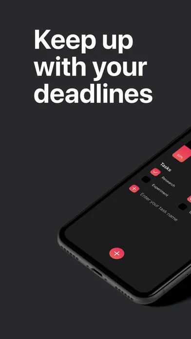 Tangkapan skrin Miset: Deadline & task manager