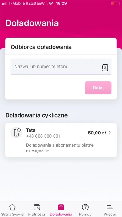 Mój T-Mobile Ekran Görüntüleri