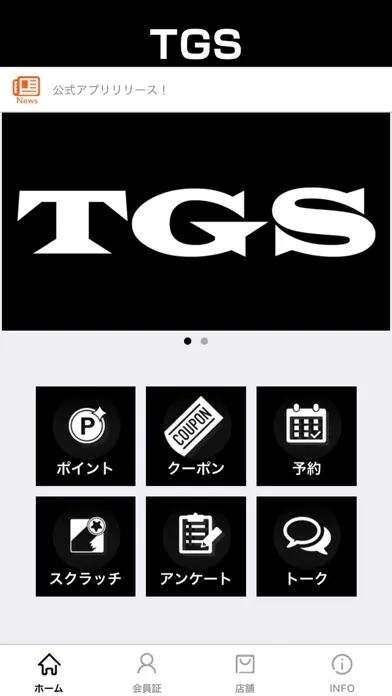 Capturas de tela do TGS GROUP