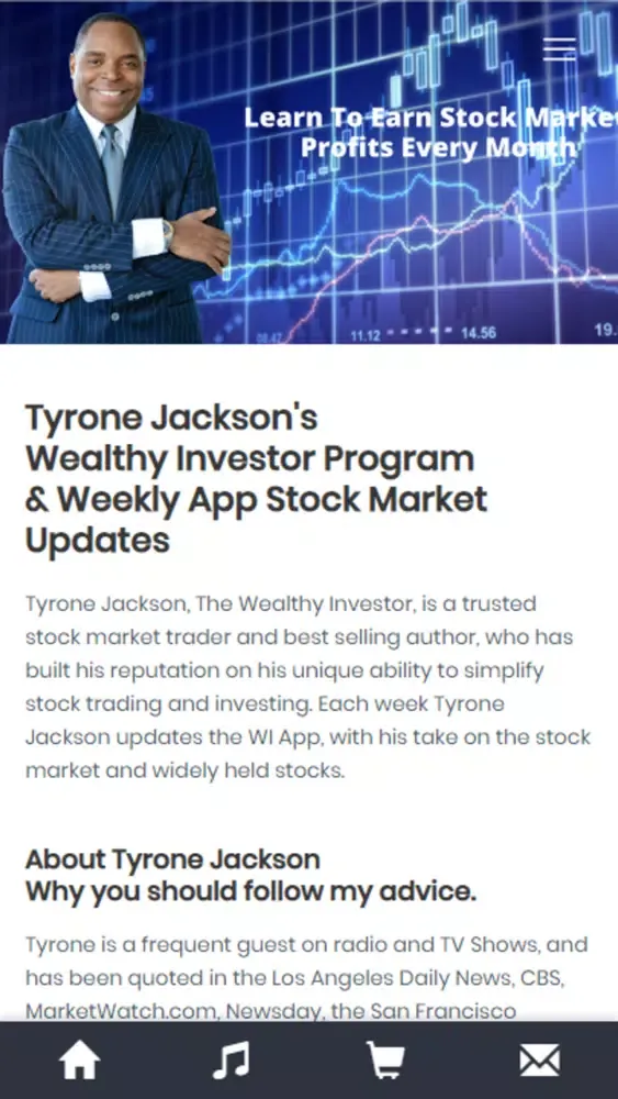 The Wealthy Investor App স্ক্রিনশট