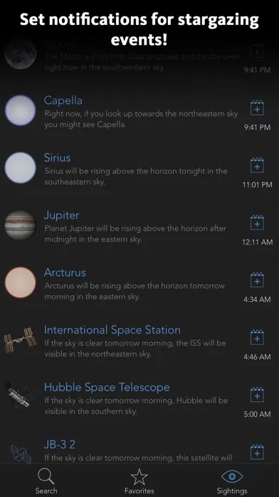 Tangkapan layar SkyView® Lite