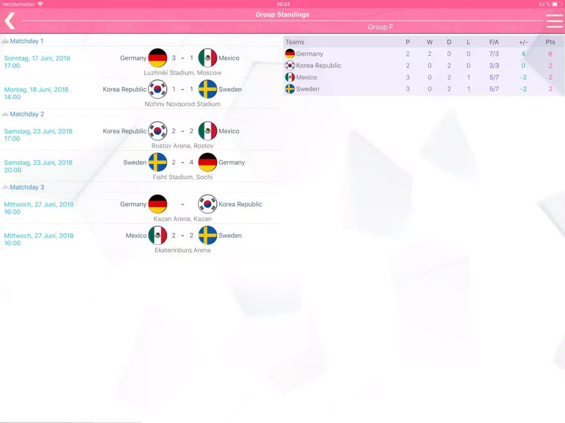Football Cup 2018 FANS iPad  Ekran Görüntüleri