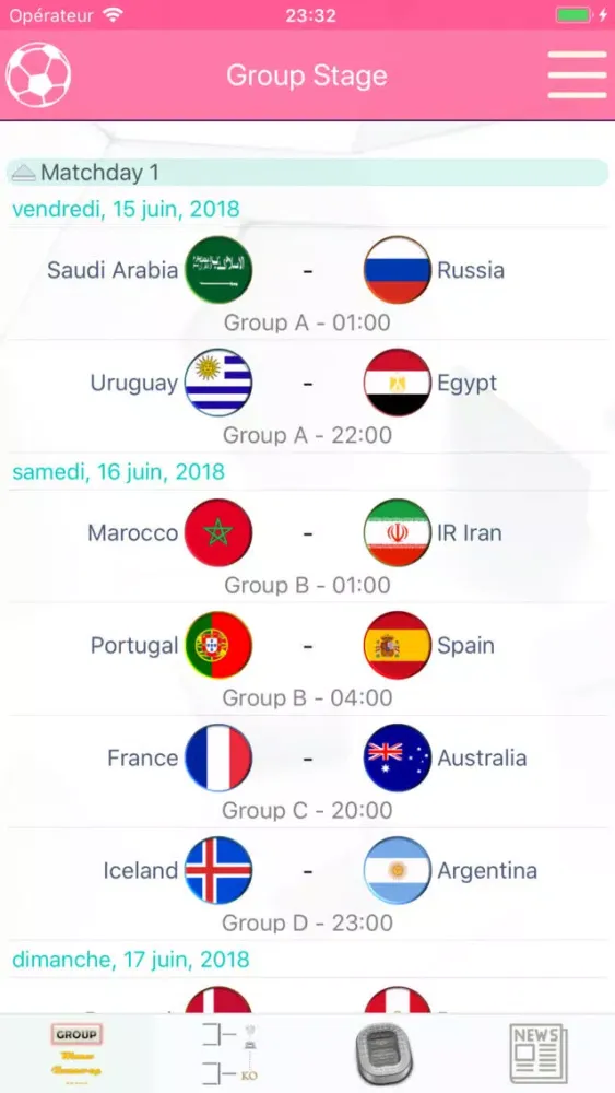 Football Cup 2018 FANS Ekran Görüntüleri