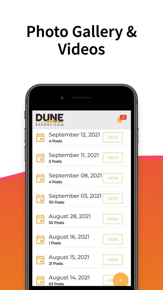Dune Report Screenshots