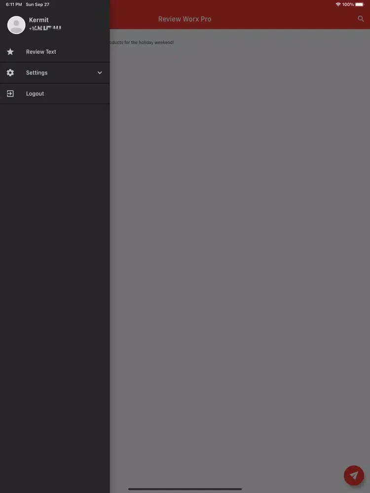 Capturas de pantalla de Review Worx Pro iPad 