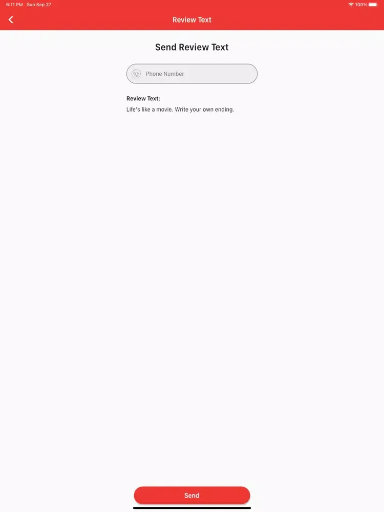 Capturas de pantalla de Review Worx Pro iPad 